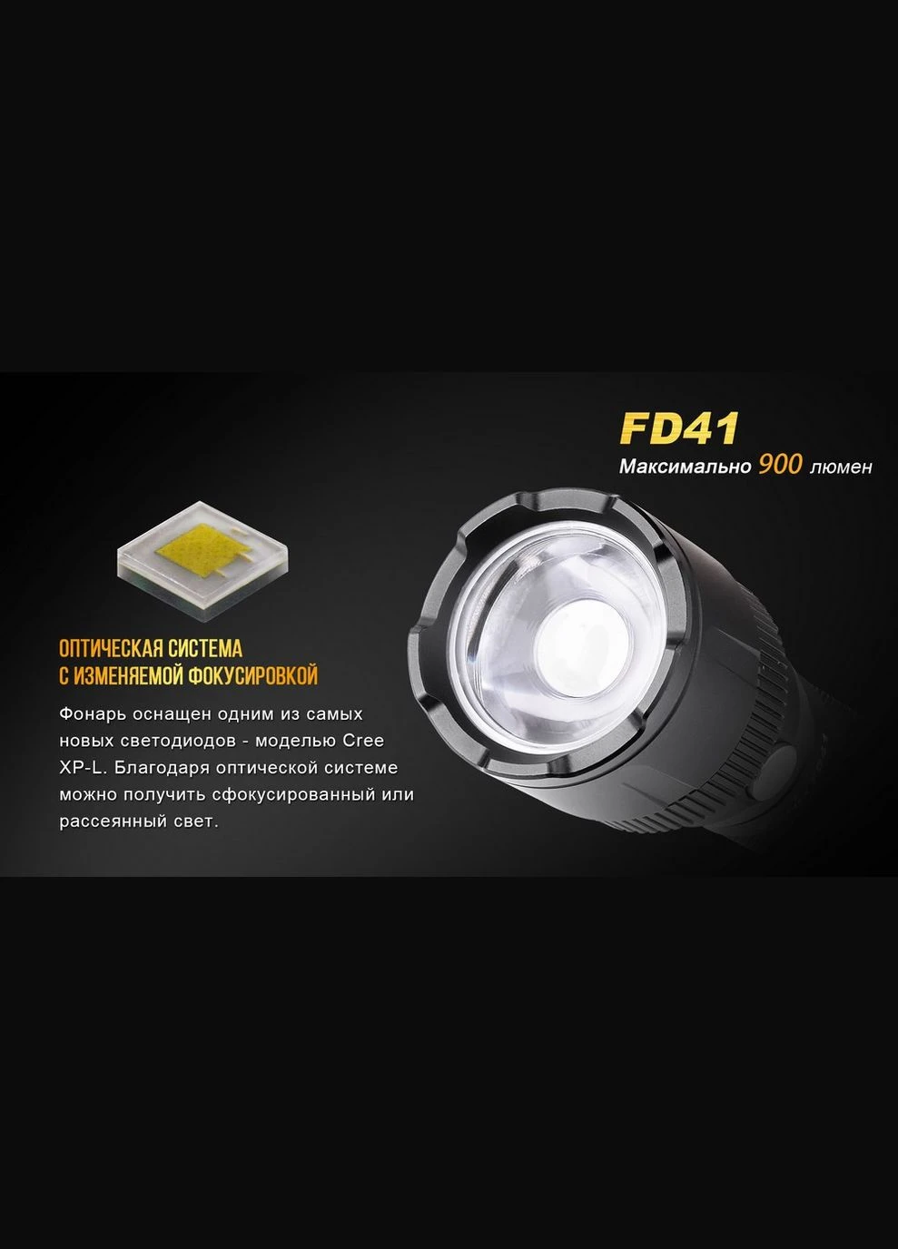 Фонарь ручной FD41 Fenix (385885103)