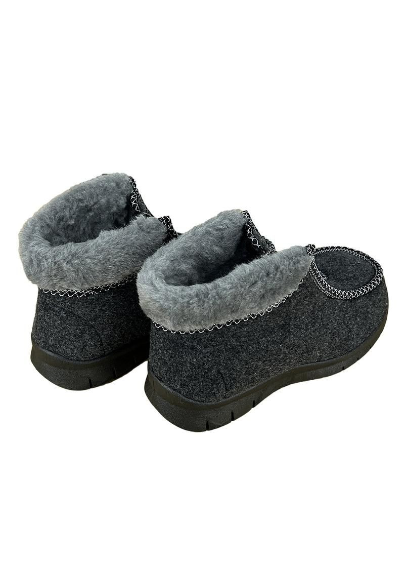 Серые бурки женские короткие серые на замке 30101-1 Dago