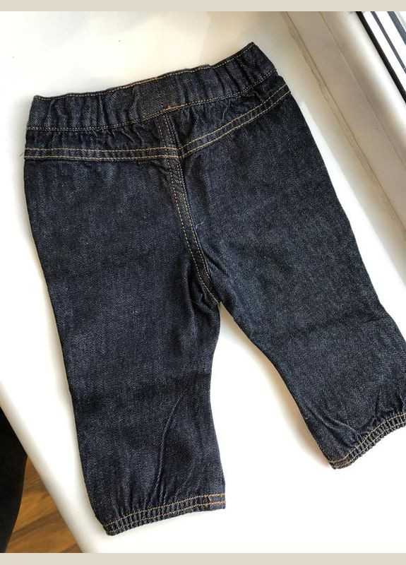 Темно-синие демисезонные прямые джинсы regular fit унисекс для мальчика tn295 Kiabi
