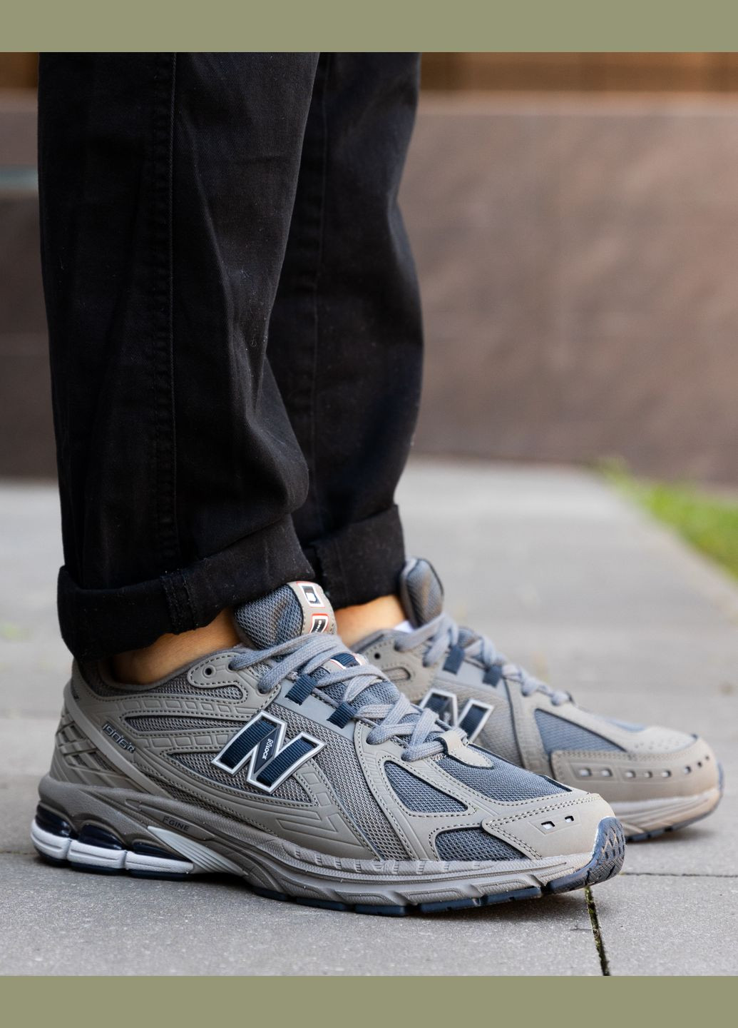 Сірі Осінні кросівки чоловічі No Brand