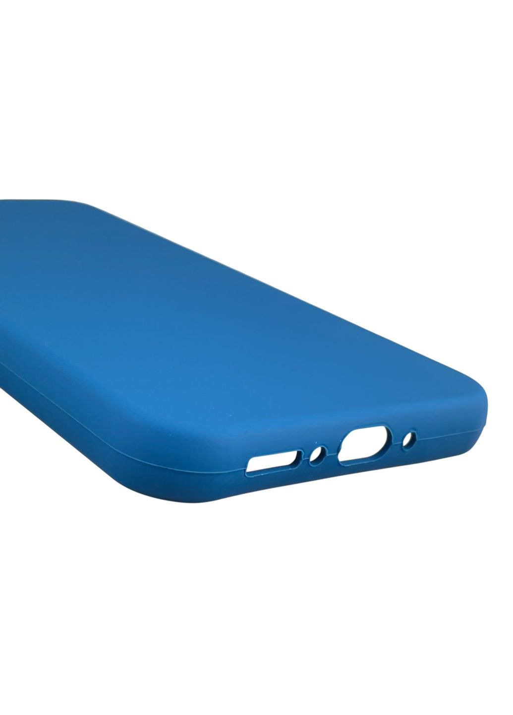 Чохол для Galaxy A34 5G (SM-A346E) силіконовий з мікрофіброю нековзний на самсунг а34 5г синій Samsung (366389384)