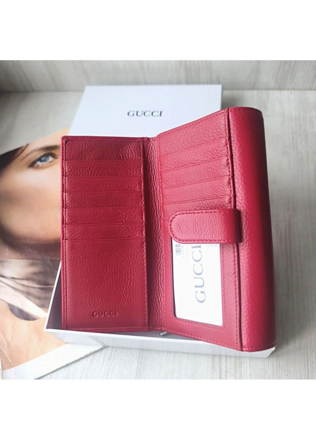 Жіночий шкіряний гаманець red lux gg034 BR-S (371883145)