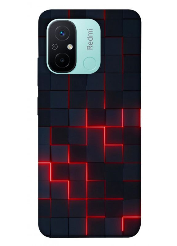 Чохол з принтом для Xiaomi Redmi 12C / для Ксяомі, сяомі, ксіомі редмі 12С Кібер сітка No Brand (338613811)