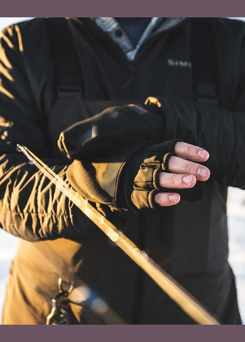 Рукавички з Gore-Tex Windstopper Foldover itt Black Simms (316436517)