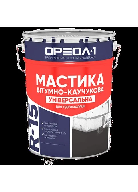 Мастика битумно-каучуковая 3кг литография No Brand (370607620)