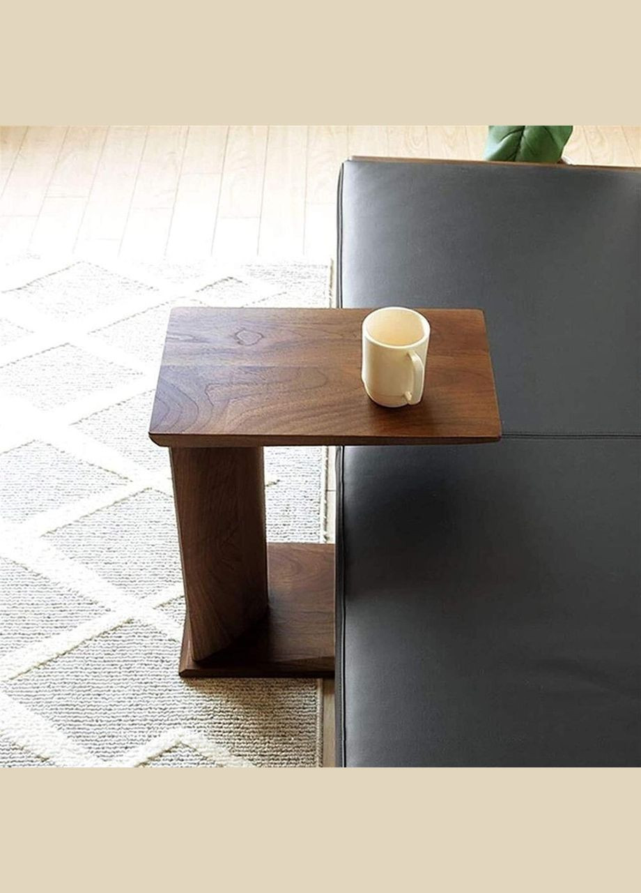 Приставной столик из дерева Момонг капучино (ДНС-003709) No Brand (328077092)