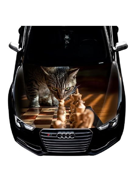 3д наклейка на капот 3D TUNING STUDIO Кіт шахи 1500х1200х0.080мм No Brand (362499843)