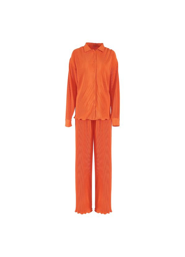 Женский летний брючный костюм KK-106 Оранжевый Number Nine (271683127)