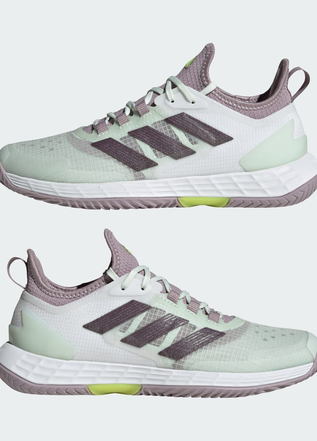 Белые всесезонные кроссовки для тенниса adizero ubersonic 4.1 adidas