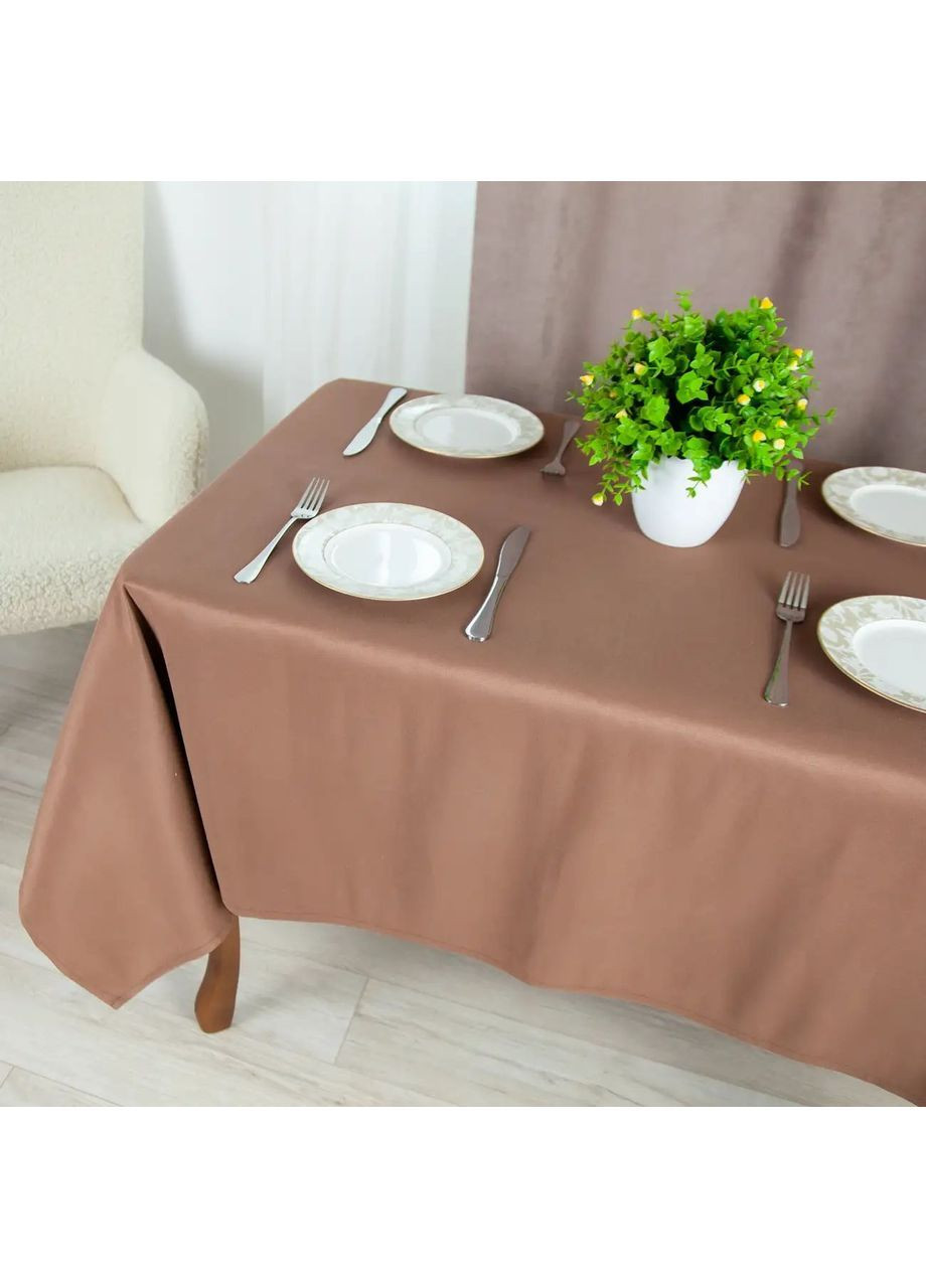 Водовідштовхуюча скатертина 120*150 см от тм Коричнева ТЕП (364100085)