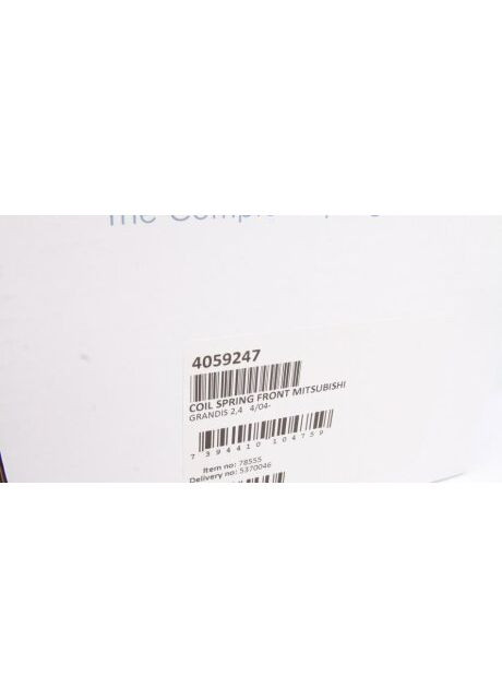 Пружина подв. передн. MITSUBISHI (пр-во ) 4059247 Lesjofors (366126043)
