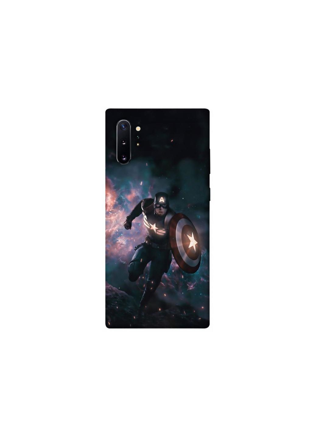 Чехол на Samsung Galaxy Note 10 Plus Captain America Frontalka (353360458)