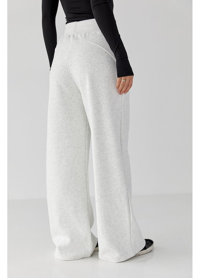 Теплі спортивні штани зі складками Lurex Штаны (370393378)