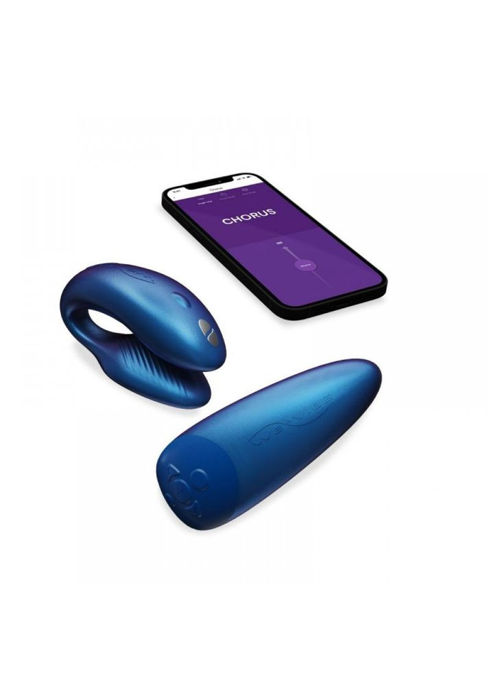 Вібратор для пар Chorus Cosmic Blue We-Vibe (303892637)