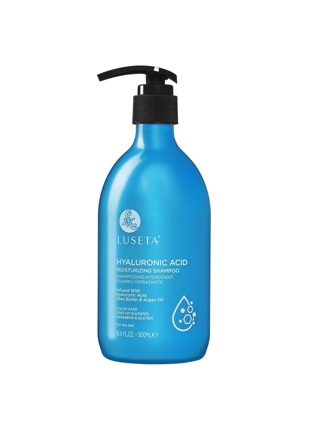 Шампунь Hyaluronic Acid Moisturizing Shampoo 500 мл Luseta (323229544)