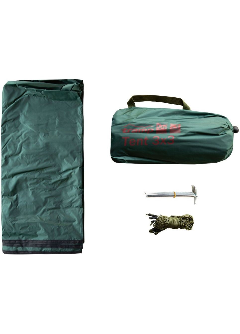 Тент Tent 3 х 3 green UTRT-100 (UTRT-100) Tramp (316395933)
