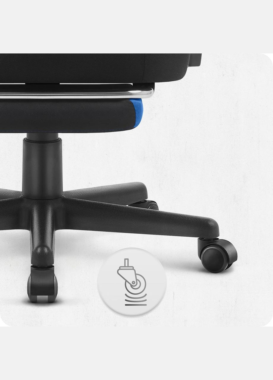 Крісло C504 Black-Blue тканина No Brand (347311577)