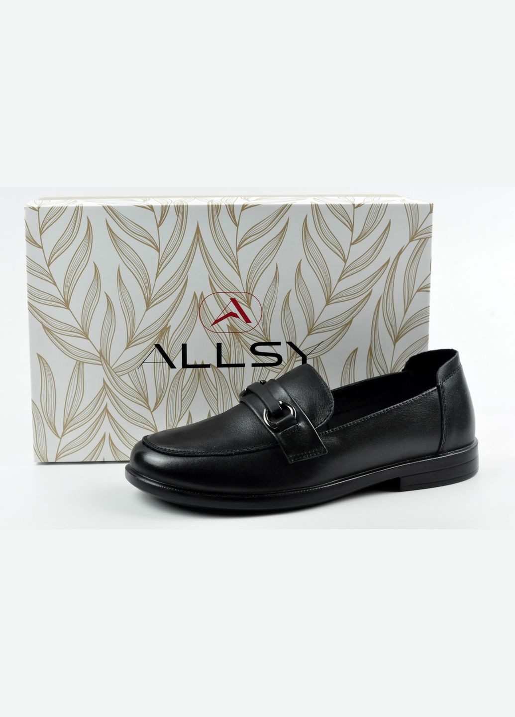 ALLSY Жіночі лофери чорний з спілок, китай — літо (322111435)