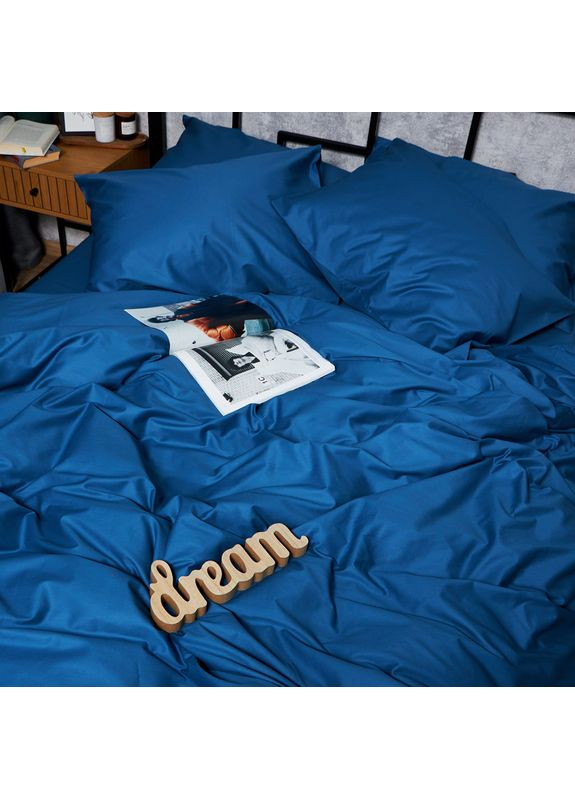 Комплект постельного белья Satin Premium «» King Size 220x240 наволочки 2х70х70 (MS-820008507) Moon&Star Deep Blue (356115008)