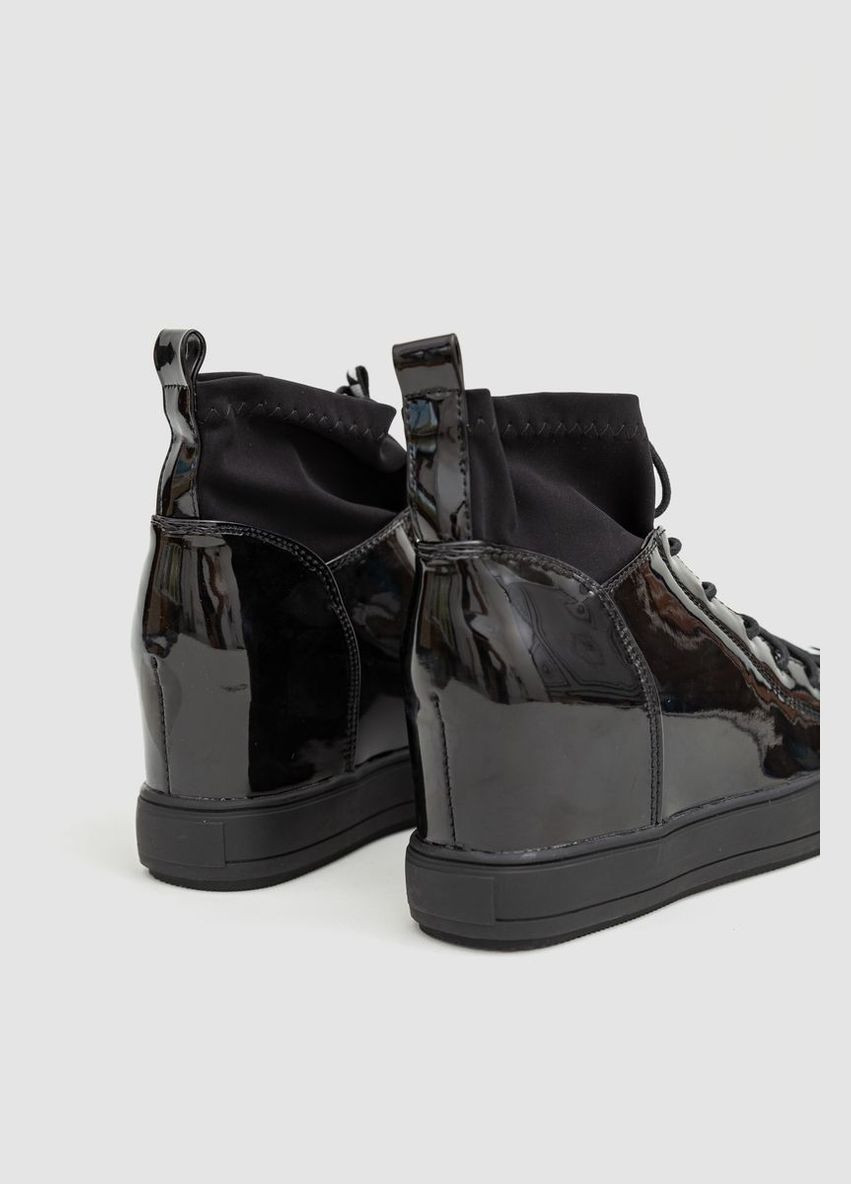 Ager Туфли-сникерсы женские лаковые, черный з, украина — демисезон (317454652)