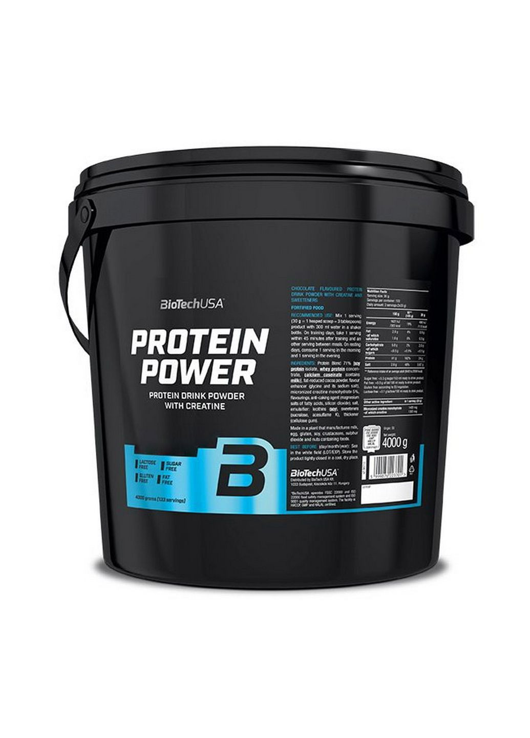 Протеин Protein Power, 4 кг Ваниль Biotech (295898531)