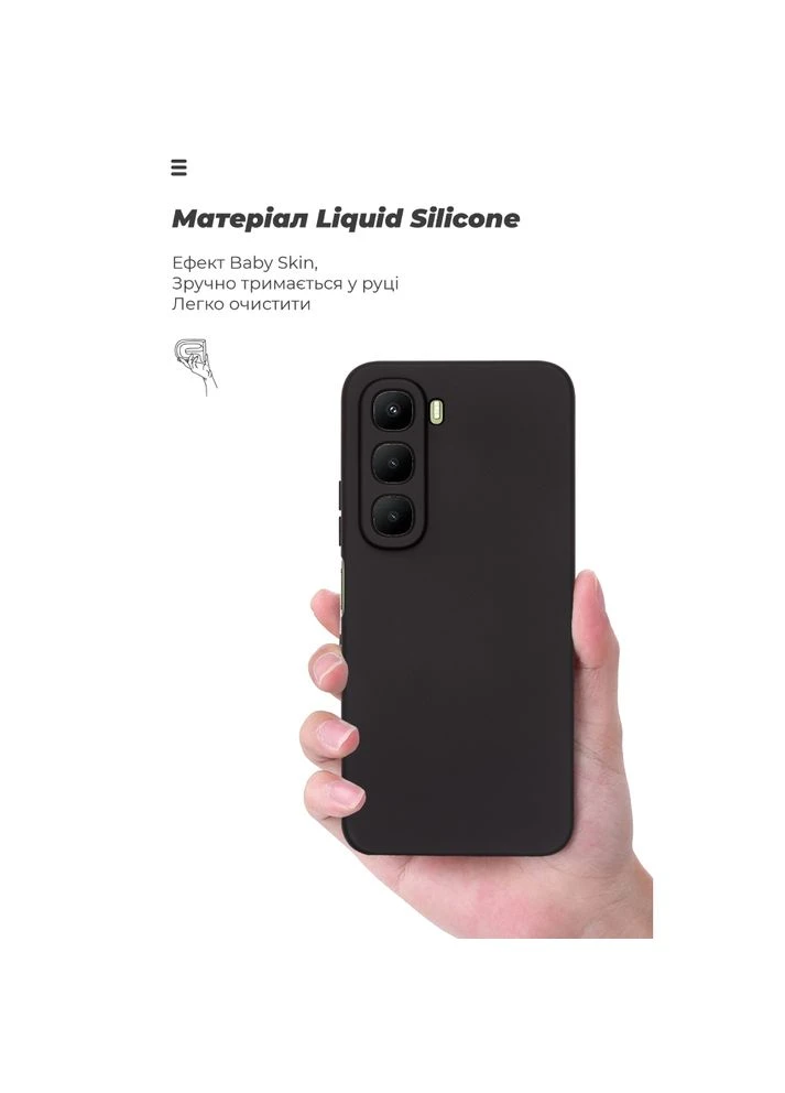 Чохол ICON для Infinix Hot 60 5G Camera cover Black (ARM87252) ArmorStandart (374118244)