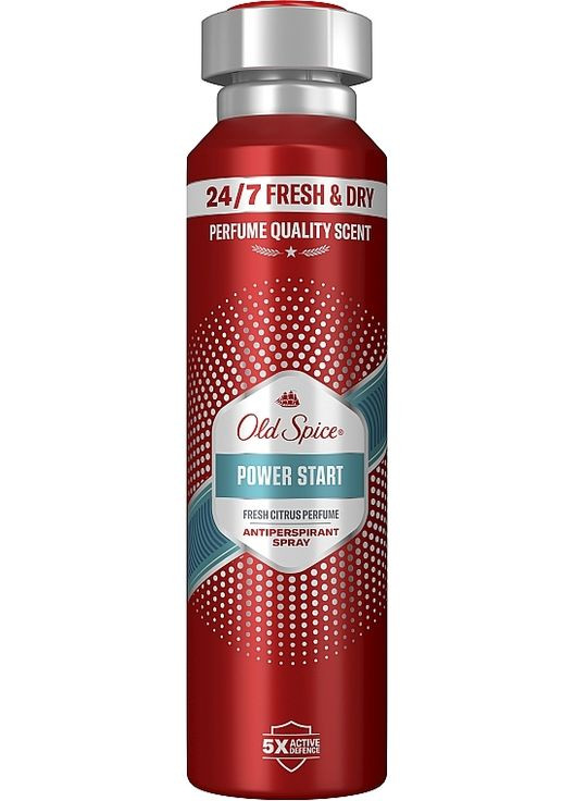 Аерозольний антиперспірант Power Start Deodorant Spray 150ml (1453923-32345207) Old Spice (368609377)