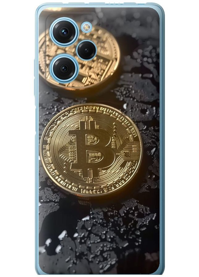 Силиконовый чехол 'Вулканический Bitcoin' для Endorphone Xiaomi Redmi Note 12 Pro Speed (289875396)