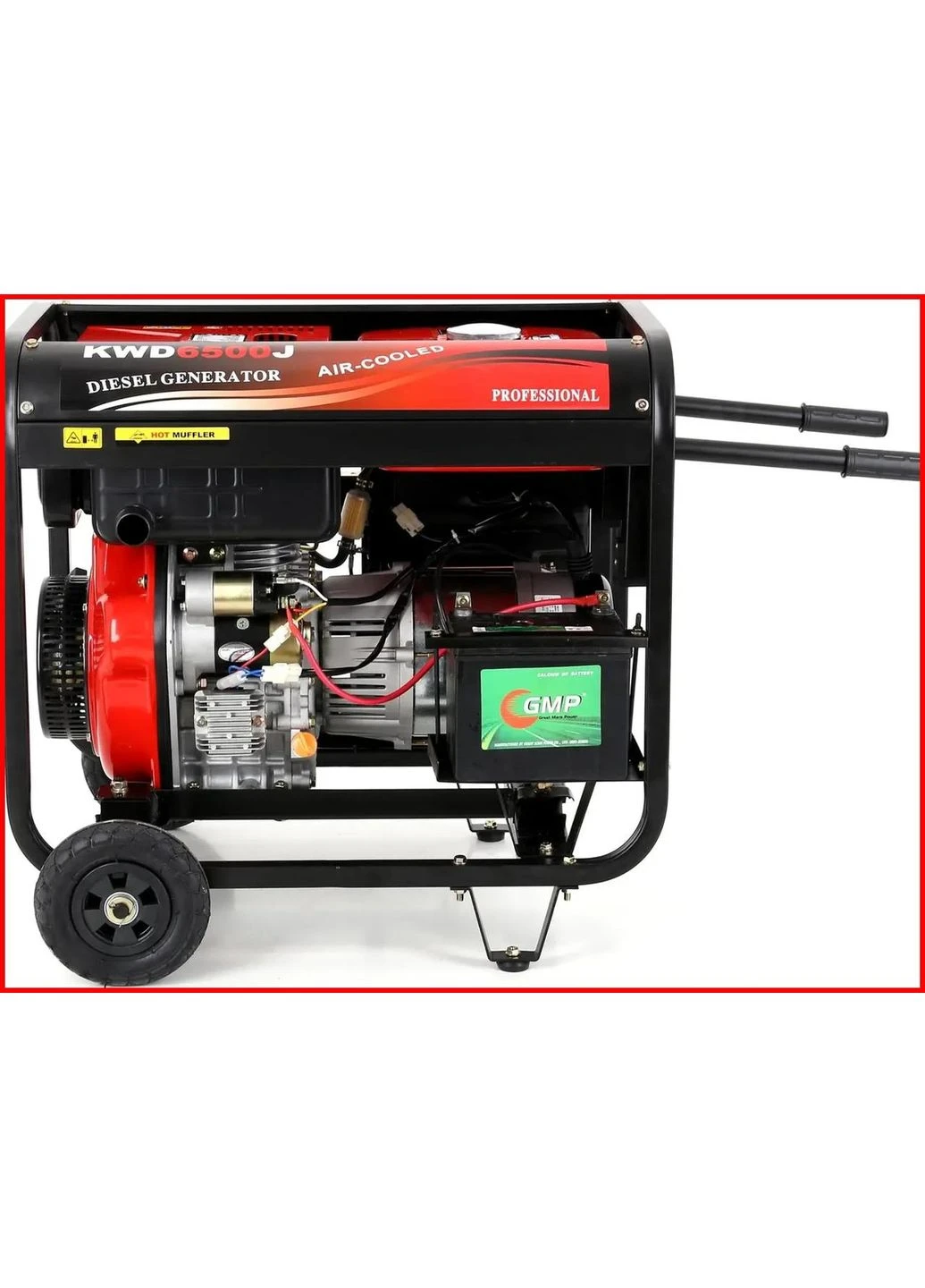 Дизельный генератор KD122 6.5 кВт 12 230 В генератор для дома Kraft & Dele (393706996)