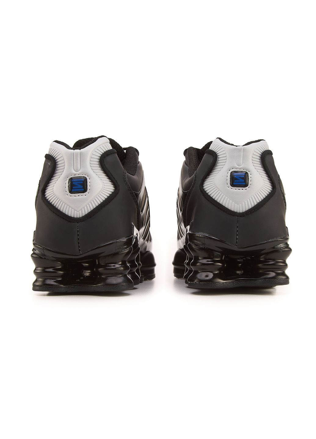 Чорні Осінні кросівки чоловічі nike shox tl black blue найк шокс тл No Brand
