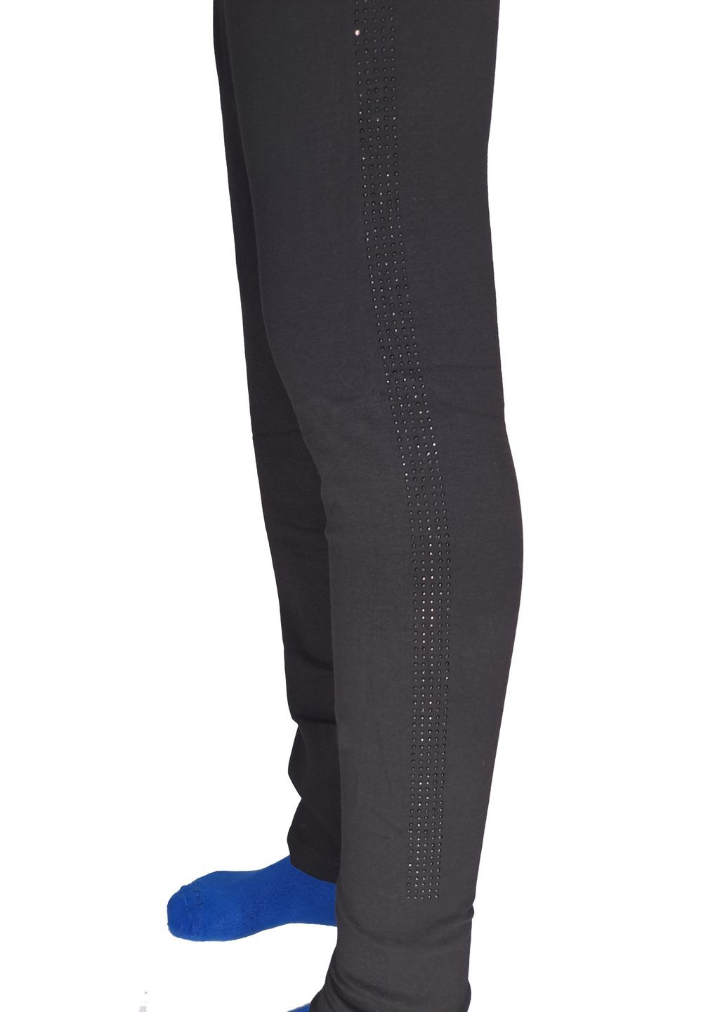 Лосини жіночі ДОРІЖКА чорні супер батальні розмір No Brand (366447296)