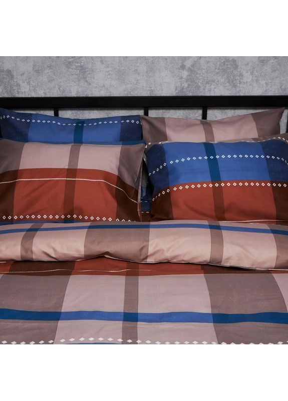 Комплект постільної білизни Микросатин Premium «» King Size 220x240 наволочки 4х50х70 (MS-820008158) Moon&Star Plaid Perfection (356115061)