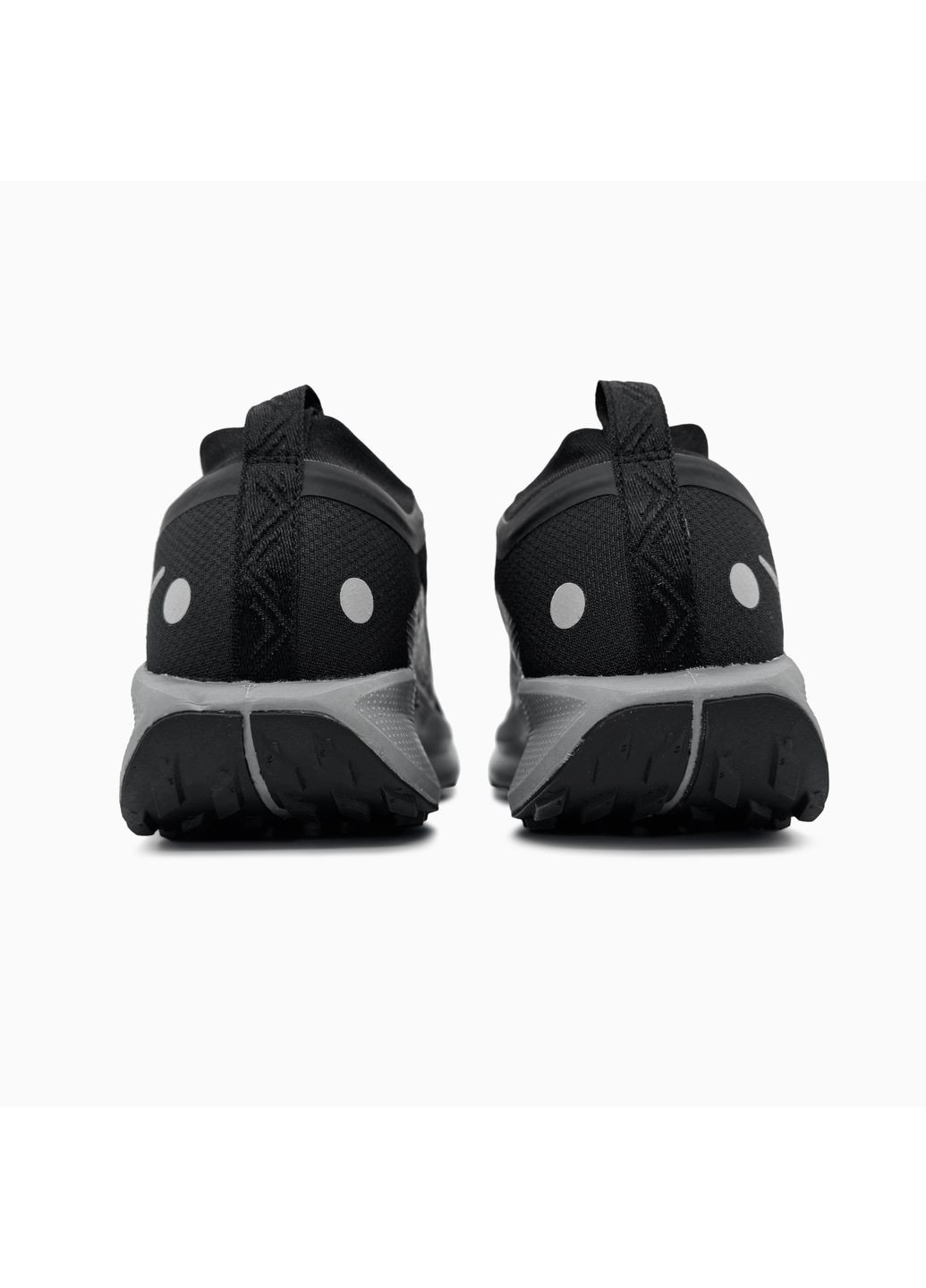 Черные демисезонные кроссовки мужские и женские nike zoom pegasus trail 5 gtx gore-tex black grey | найк зум пегас трейл 5 черные No Brand