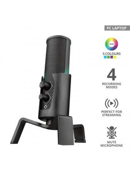 Мікрофон Trust gxt 258 fyru usb 4-in-1 streaming microphone black (268140399)