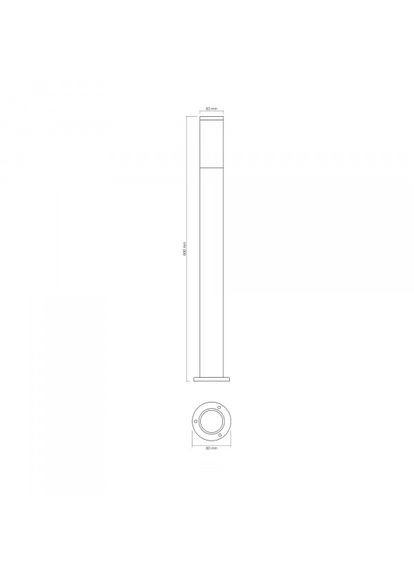 LED Светильник архитектурный AR09061B IP54 GU10 Videx (366218292)