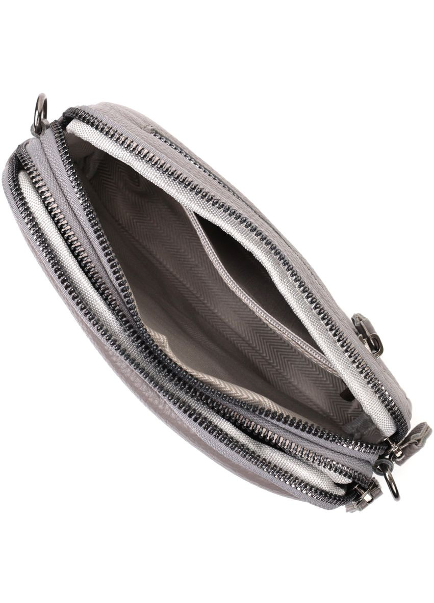 Сумка через плече жіноча на два відділення шкіряна 22278 Vintage (302008996)