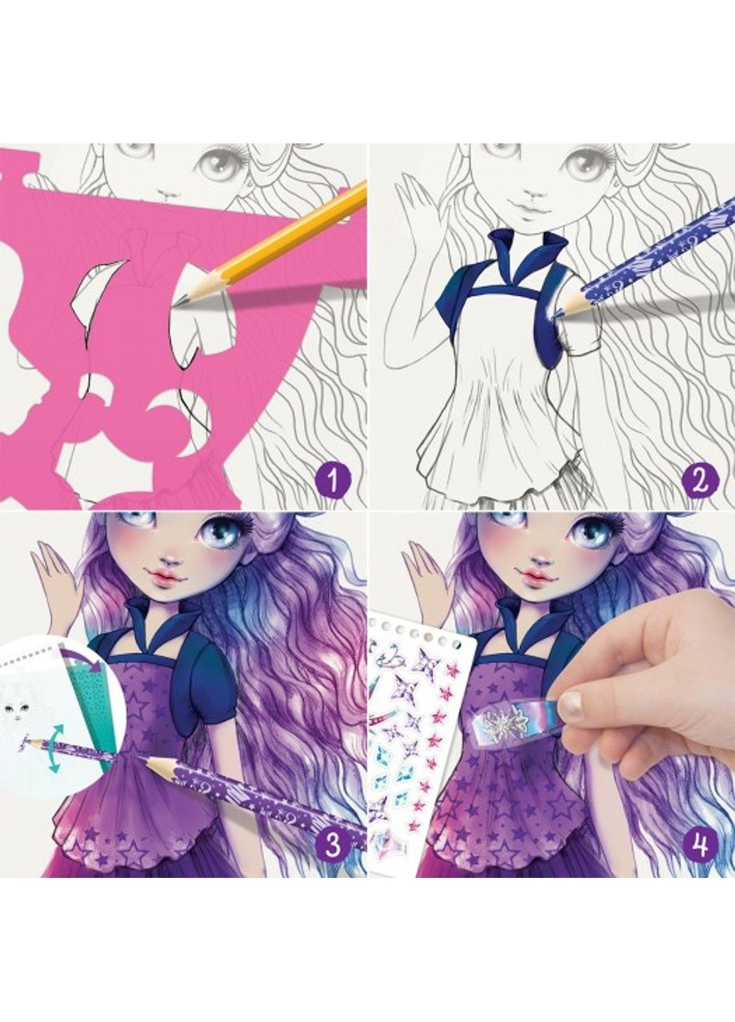 Набор для творчества – Скетчбук: Небулия, мотивы космоса Nebulous Stars (331299049)