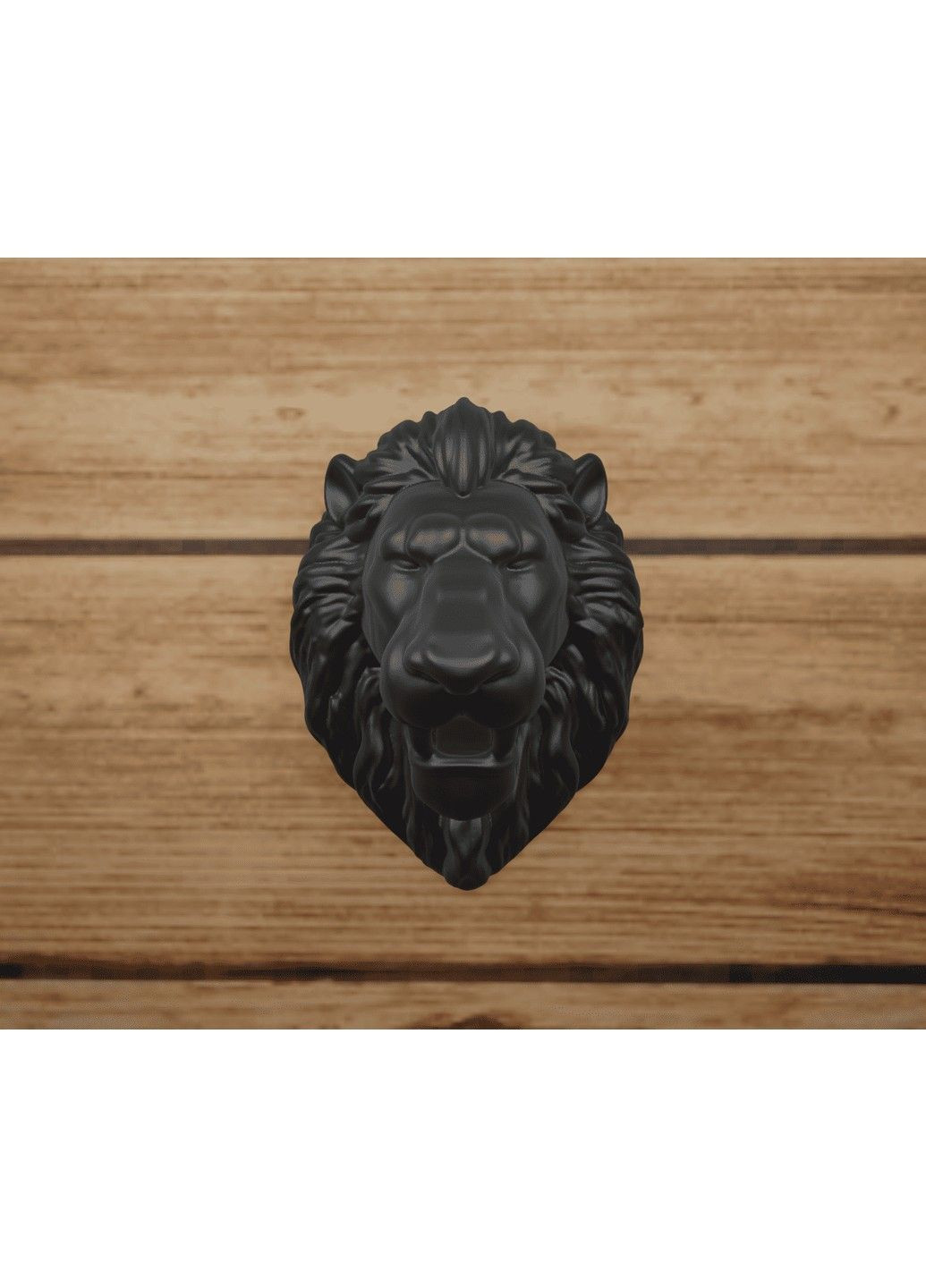 Декоративне панно «Голова лева» з кріпленням на стіну ЗаСвіт (369719104)