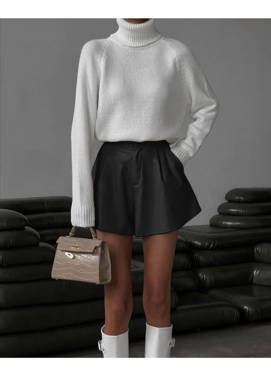 Шорты из эко кожи No Brand (350874466)