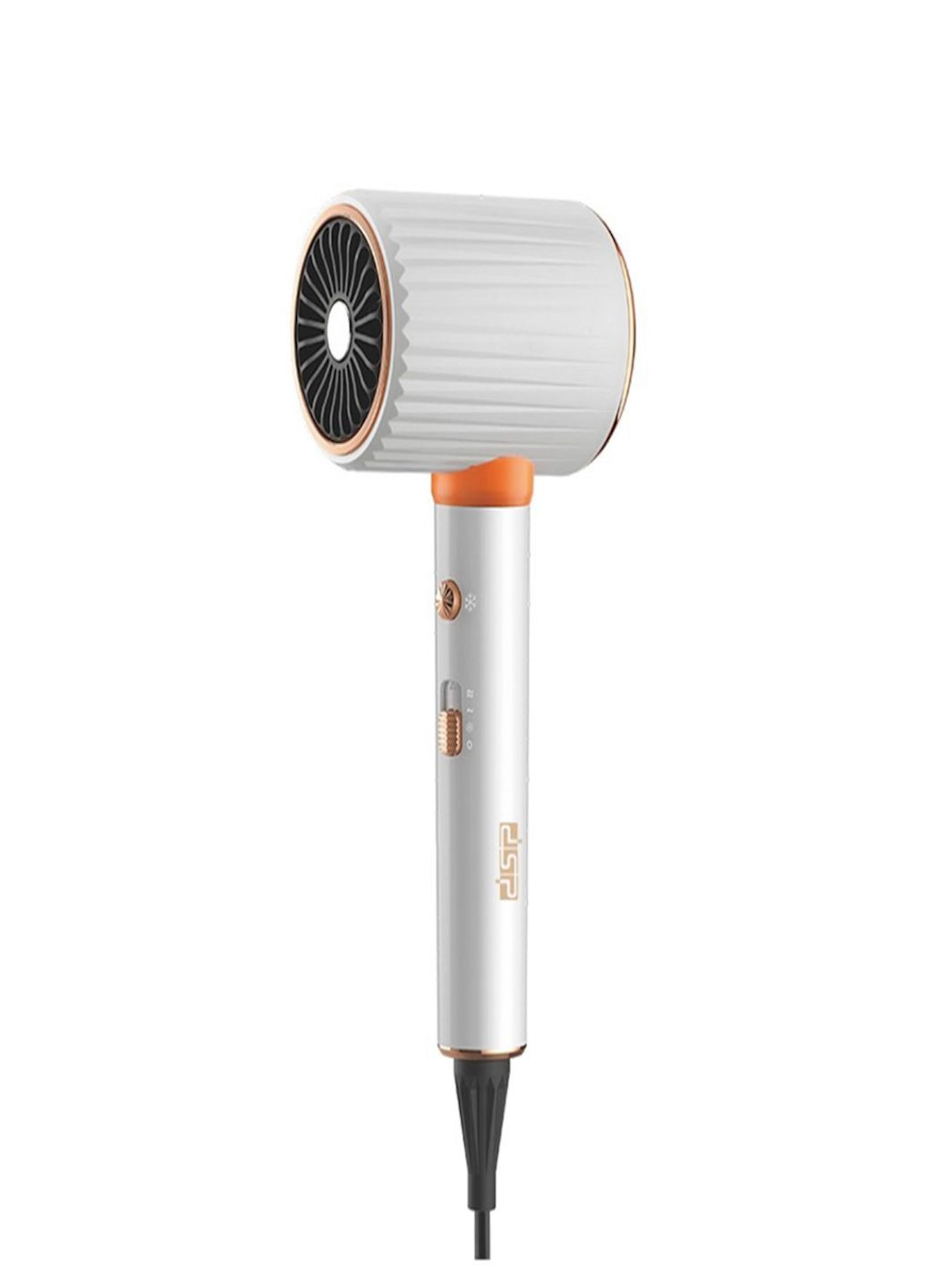Компактний фен для укладки волосся 30657 з холодним повітрям 1900Вт Білий DSP (313236617)