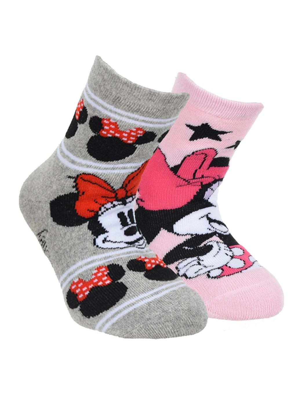 Шкарпетки махрові 2 пари Minnie Mouse (Мінні Маус) HS06252 Disney (292253185)