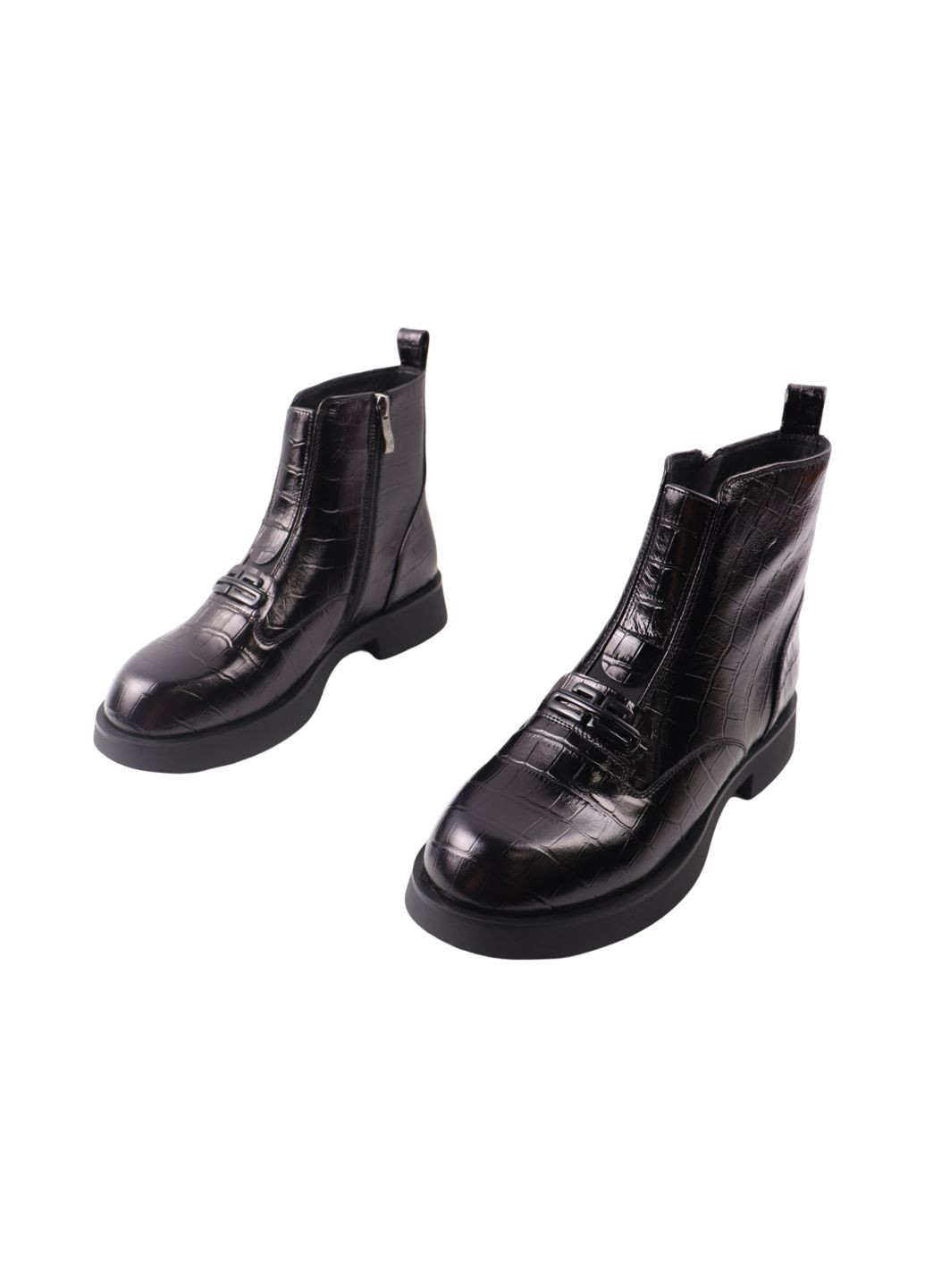 ботинки женские черные натуральная кожа Geronea