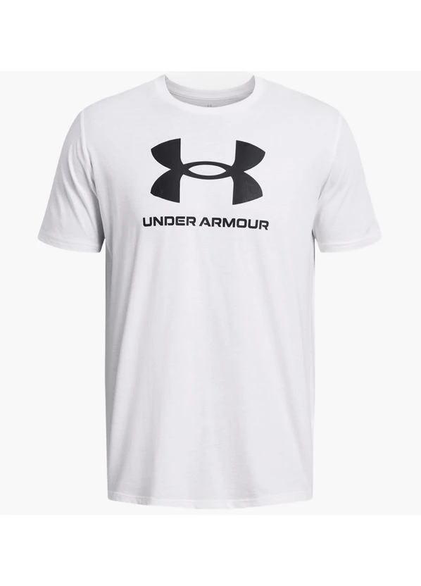 Белая футболка sportstyle logo white 1382911-100 Under Armour