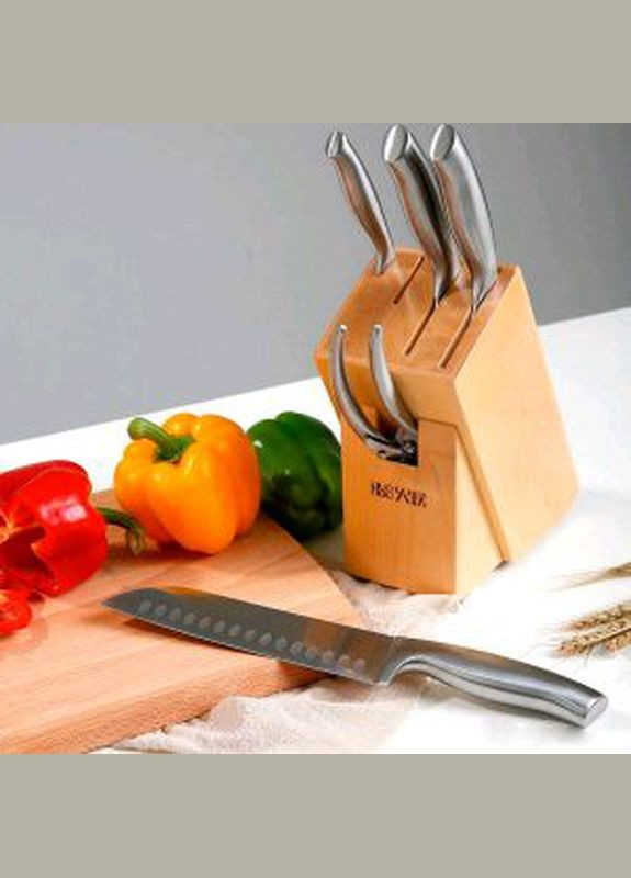 Набір ножів Nano Knife (6 предметів) Hu0014 Huo Hou (279826663)