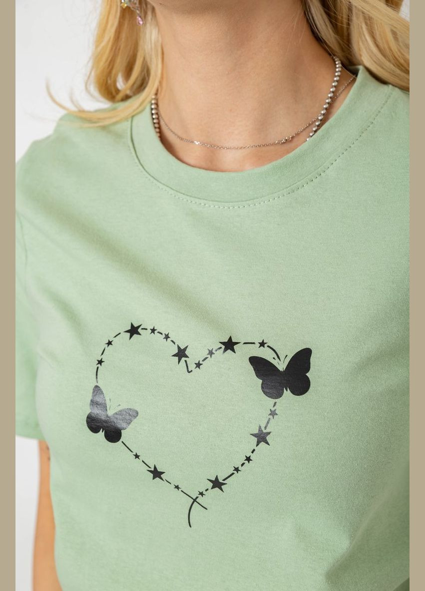 Жіноча футболка з принтом,, 241R125 Ager - (365077455)