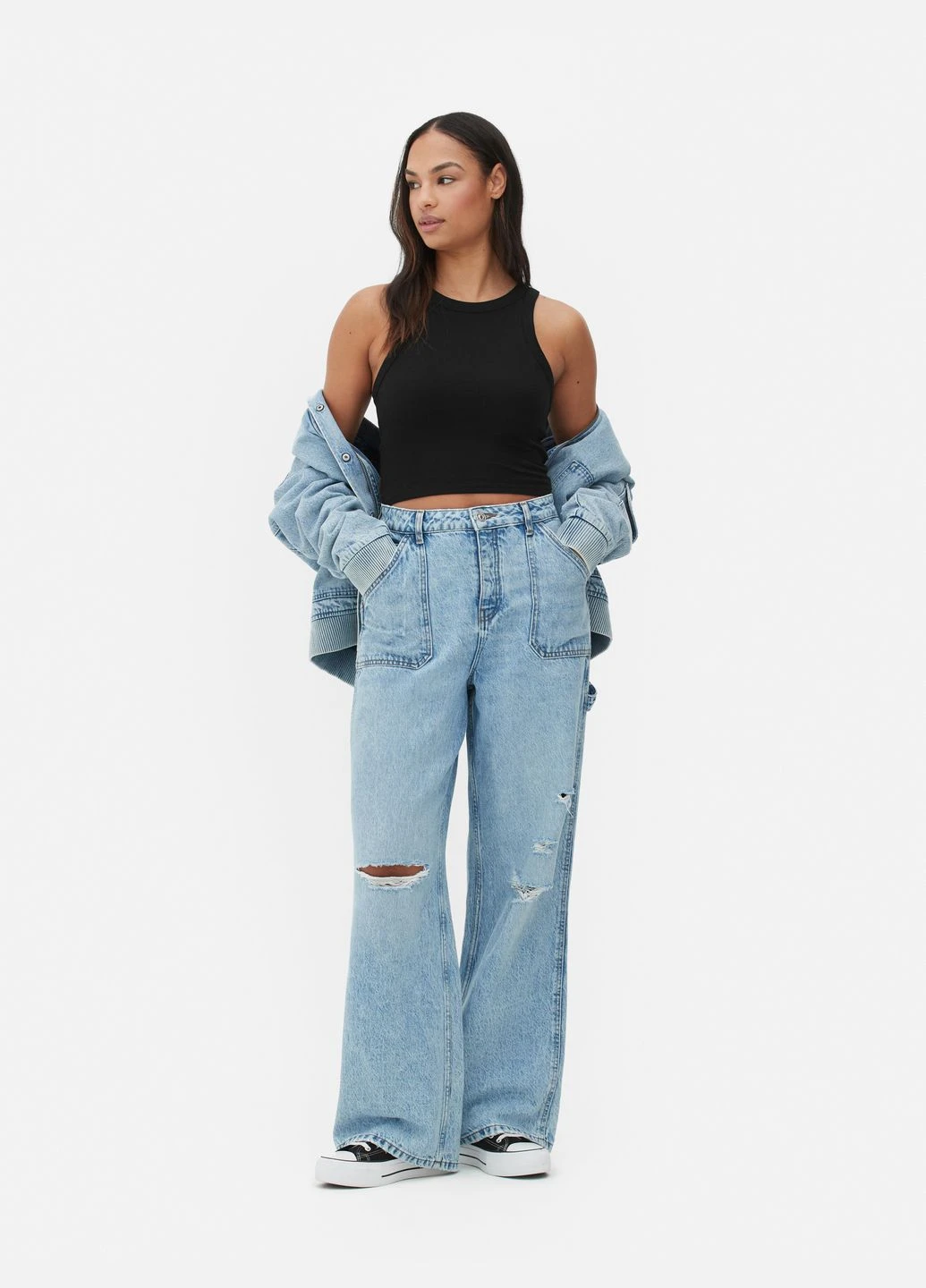 Топ лето,черный, Primark (329849591)