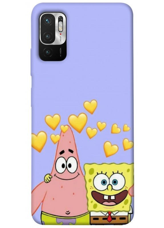 Чехол с принтом для Xiaomi Redmi Note 10 5G / для Ксяоми, сяоми, ксиоми редми ноте 10 Боб и Патрик No Brand (338602324)