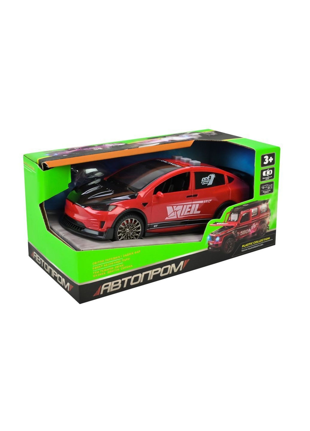 Деталізована іграшкова машинка Autoprom на батарейках, 18×10×9,8 см, в коробці, в асортименті - No Brand AP9918 (371924995)