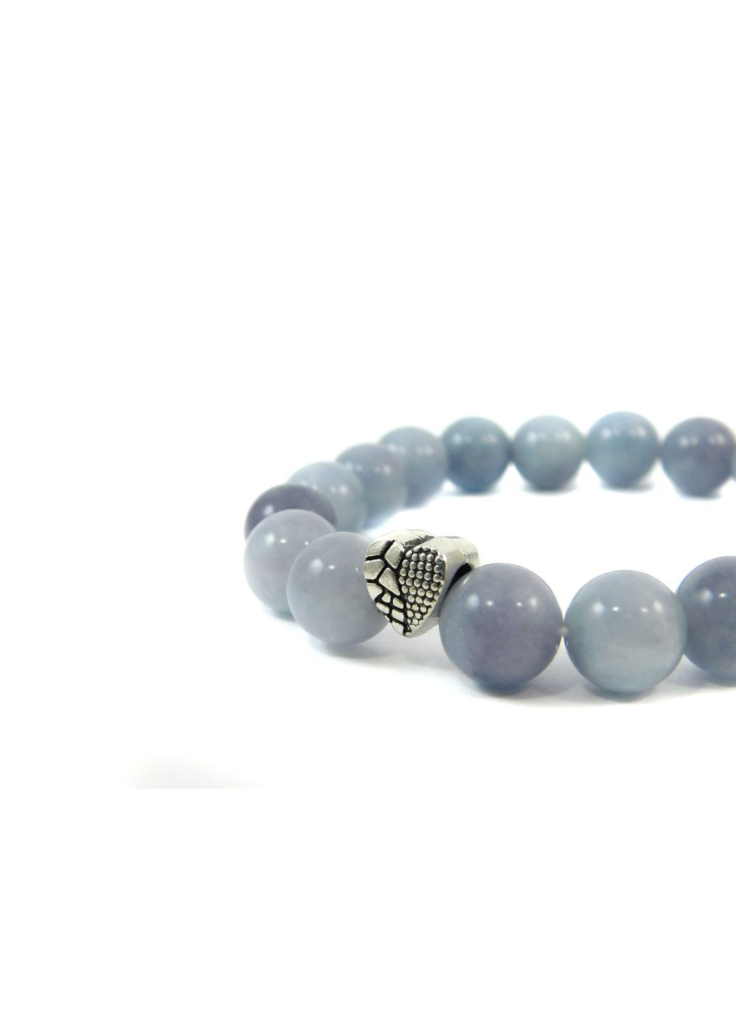 Эксклюзивный браслет "Соединенные сердца" Аквамарин 18 Fursa fashion (322313286)