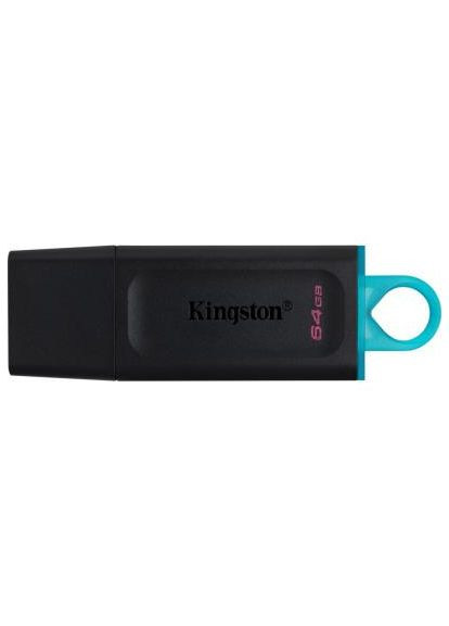 USB флеш накопичувач (DTX/64GB) Kingston 64GB DataTraveler Exodia Black/Teal USB 3.2 (366661132)